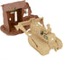 BMC Bulldozer Building Playset - Classic Army Corps of Engineers Plastic Army Men