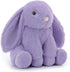 8 Inches) Apricot Lamb Toys Plush Purple Bunny Rabbit Stuffed Animal with Fluffy Soft Ears (Purple Bunny