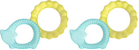 green sprouts Cool Nature Teether (4 Pack) | Soothes Gums & Promotes