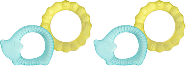 green sprouts Cool Nature Teether (4 Pack) | Soothes Gums & Promotes