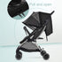 2 in 1 Net Baby Stroller Sun Shades with Zipper Window, Universal Mesh Travel Cover for Outdoor Walking, Beach