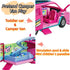 Doll Camper Van Playset for Girls, Portable Doll Car Play with Doll Furniture, Pool & Accessories