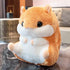 Hamster Plushie Toy - 15.6 Inch Brown Stuffed Animal for Kids Birthday Xmas Gift