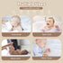 100% 6 Pack 12x12in Yoofoss Muslin Baby Washcloths Cotton Face Towels Wash Cloths for Baby Soft and Absorbent Baby
