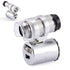 60X Microscope, Mini Pocket Microscope Portable Jewelry Magnifier with LED UV Light