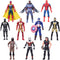 POIUYT Super Hero Series Exclusive Figure Set - 10 Collectible 6.7-Inch Action Figures