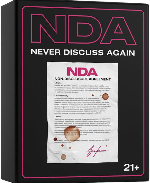 Generic NDA Card Game for Adults Sign It, Play It, Keep It Secret