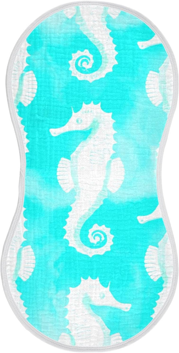 Kagirah Baby Burp Cloths, Soft Absorbent Burping Cloths for Babies, Cotton Milk Spit
