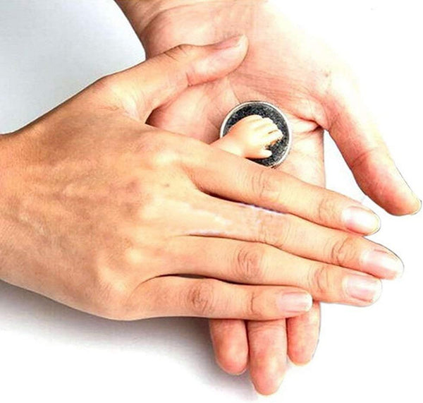 DPWOUM Little Hand Coin Disappeared Trick Toy Tools Close-Up Magic Show Props Stylish