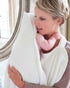 Hands-Free White Baby Towel - Soft and Convenient
