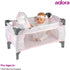 Adora Pack-N-Play Deluxe Baby Doll Crib & Changing Table Set - Includes Storage Box and Diaper Pad, Holds Dolls up to