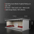 Hot Diecast Wheels Display Case - 1/64 Scale Model Car Display with LED Light and Acrylic Cover, 6 Parking Spaces