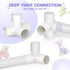 1) Trycooling Stuffed Animal Storage Zoo Holder Space Save Vertical PVC with Elastic Band and Net for Playroom Bedroom