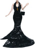 Gorgeous Handmade Doll Dress - Evening Gown with Sequin Fashion Show, Wedding Party Outfits for 11.5 inch Dolls