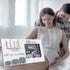 Jwitao Countdown Sonogram Picture Frame, Ultrasound Photo Frame with Baby Weeks, Expecting Parents to be Pregnancy Gift