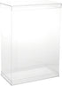 Deluxe Clear Folding Display Case with Acrylic Top and Base for 11-12 inch Dolls or Action Figures, Pack of 2