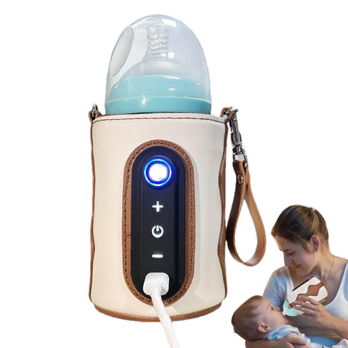 Generic Breast Milk Warmer, Portable 26 Heating Modes Breast Container Warming Sleeve, Travel