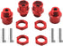4Pack Vgoohobby Metal Wheel Hex Drive Hub Adapter, 12mm to 17mm Conversion for 1/10 Off-Road RC Cars