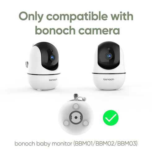 bonoch Baby Monitor Mount, Flexible Crib Camera Holder for BBM01/BBM02/BBM03, Wall Mount without Damage