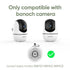 bonoch Baby Monitor Mount, Flexible Crib Camera Holder for BBM01/BBM02/BBM03, Wall Mount without Damage