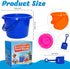 BeneFine 12 Pack 7.48 Inches -12 12 Set Sand Buckets and Shovels for Kids | Beach and Sand Toys at The Beach | Use