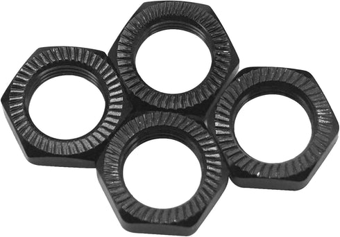 4Pack Share Goo Metal Wheel Hex Drive Hub Adapter, 12mm to 17mm Conversion for Tamiya Axial RC4WD Traxxas HPI 1/10 RC