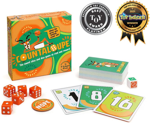 Bananagrams Countaloupe, Slice and Dice STEM Game for Kids Age 7+