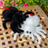 Soft Spider Dolls Plush Pranks, Cute Stuffed Animals, Gifts for Kids, Halloween, Christmas, Home Decor (Black)