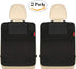 Kaiphy 10" 2Pack Car Backseat Organizer Premium Quality Car Kick Mats with Tablet Holder - Extra Large Pocket- Sturdy