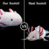 ZHONGXIN MADE Axolotl Plush - Pink Axolotl Stuffed Animal, Realistic 20" Cute Ambystoma Creepy Amphibians Plush Toys, Unique Plush Gift Collection for Kids