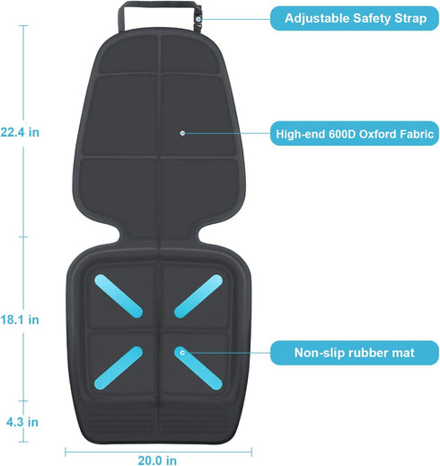 Shynerk Care Car Seat Cover for Baby Child Car Seats, Shynerk Auto Car Seat Protector for Under Car Seats to Protect