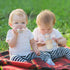 Aolso 2PCS Silicone Baby Bottle Handles, Pink/White Easy Grip Handles for Wide-Neck Bottles, BPA-Free, Dishwasher Safe