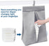 SPRINGSPIRIT Diaper Stacker Caddy Organizer, Easy Access & Dustproof Portable Holder for Adults or Nursery (Grey)