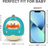 Tinabless Tummy Time Toys - Dinosaur-Duck Roly Poly Baby Toy, Musical Wobbler for Newborns 3-12 Month Gift