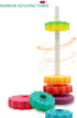 (1 PCS) Spinning Stacking Toys, ABS Plastic Rainbow Design, Educational Interactive Learning Stack Toys for Boys and