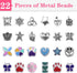 VICTLOV 126 Pieces Charm Bracelet Making Kit, DIY Craft for Girls, Unicorn/Mermaid Crafts Gifts Set for Arts and Crafts