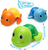 Cute Swimming Turtle Bath Toys for Toddlers 1-3, 3 Pack Water Pool Floating Wind Up Toys for 1 Year Old Gifts