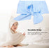 VGEBY Newborn Swaddle Sash, Maternity Bow Sash, Infant Blanket Swaddling Blankets (light blue plaid)