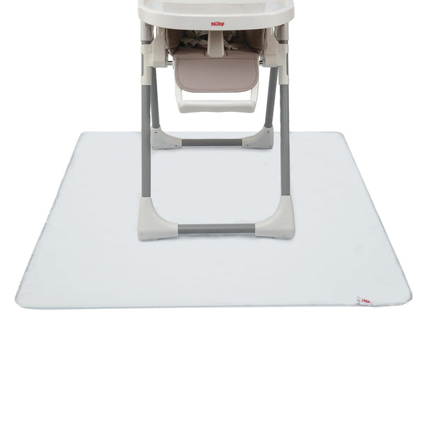 Nuby High Chair Square Floor Mat - Waterproof and Clear Floor Mat