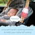 TUWEIPAIKE 5-Speed 40-Minute Rechargeable Portable Baby Stroller Rocker, Hands-Free Vibrating Soother with Adjustment