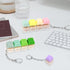 Lohoee 3Pcs Keyboard Fidget Toys- Silent Fidget Keyboard Clicker Keyboard Button Quiet Fidget Keychain Decompression