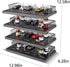 1/64 Die-cast Car Display Case, Alloy Car Model Display Box, Transparent Acrylic Dustproof Display Case for Hot Wheels
