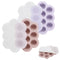 PandaEar 2 Pack Cloud Silicone Baby Food Freezer Tray with Lids, 1oz
