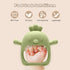 2 Pack Baby Teething Toys for 0-6 Months, Never Drop Infant Teether Mitten Toys for Newborn Soothing Gifts
