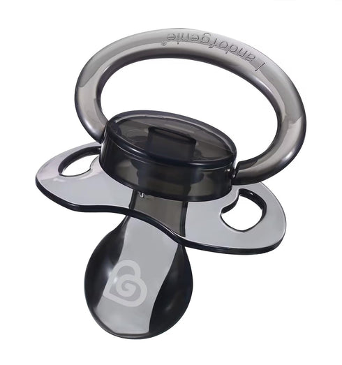 Set 2 Pack Landofgenie Adult Pacifiers Large Shield Transparent Design Pacifier Bone Shape Pacifiers