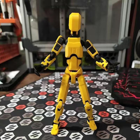 Dumwick Titan13 13 Figure,3D Figures,Dummy 13 (5pcs) Action Figure, Lucky Robot Action Printed Multi-Jointed Movable