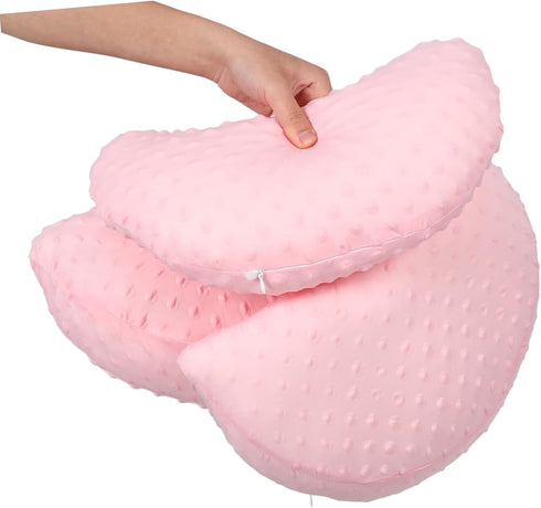 Unomor Maternity Pillow for Pregnant Women Cooling Side Sleeping Support with Ergonomic Design Breathable for Waist