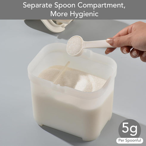 DOOBAANN 500ml) Shockproof Airtight Baby Formula Container with ScoopBaby Formula Dispenser for Travel Outdoor