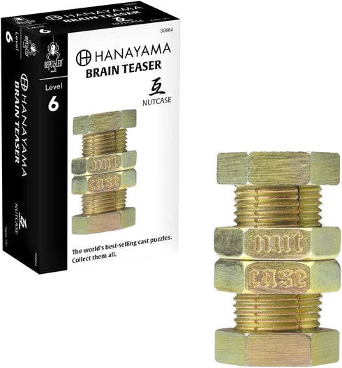 BePuzzled | Nutcase Hanayama Metal Brainteaser Puzzle, Mensa Rated Level 6, Ages 12 and Up