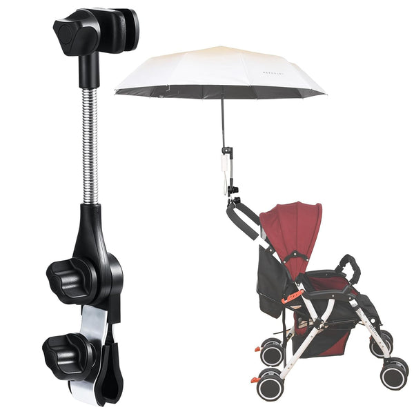 Umbrella Holder for Stroller, Baby Stroller Umbrella Attachment, Umbrellas Connector Clip to